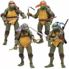 7" NECA Ninja Turtles 1990 Movie TMNT Teenage Movable Toys Mutant Action Figure-