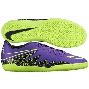 Nike HyperVenom IN Phelon II Indoor 2015 Soccer Shoes Electro Purple / Volt | eBay