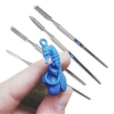 Wax Carving Set of 4 Files Carvers Tools Jewelry Model Making Candles Sculpting