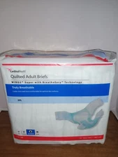 Cardinal Health 48 Quilted Adult Briefs  Disposable  Diapers Size 2XL Four Pack