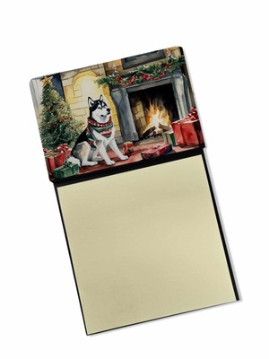 Siberian Husky Cozy Christmas Sticky Note Holder DAC2753SN