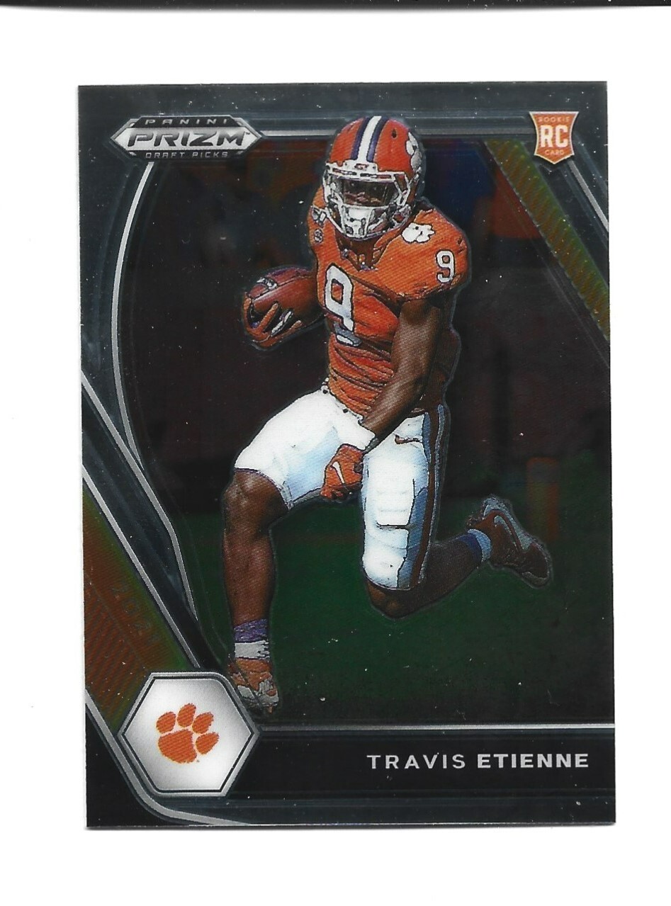 2021 Panini Prizm Draft Picks #107 Travis Etienne RC, New Orleans Saints