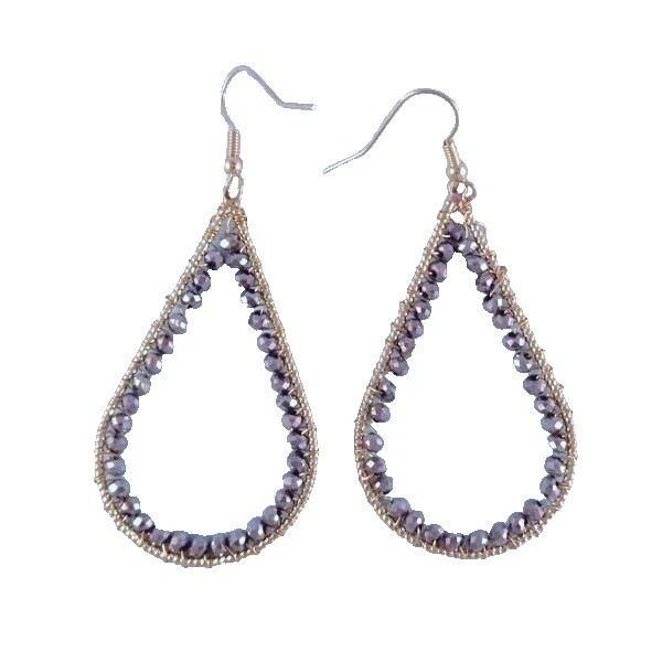 Níquel hematita pendientes de moda