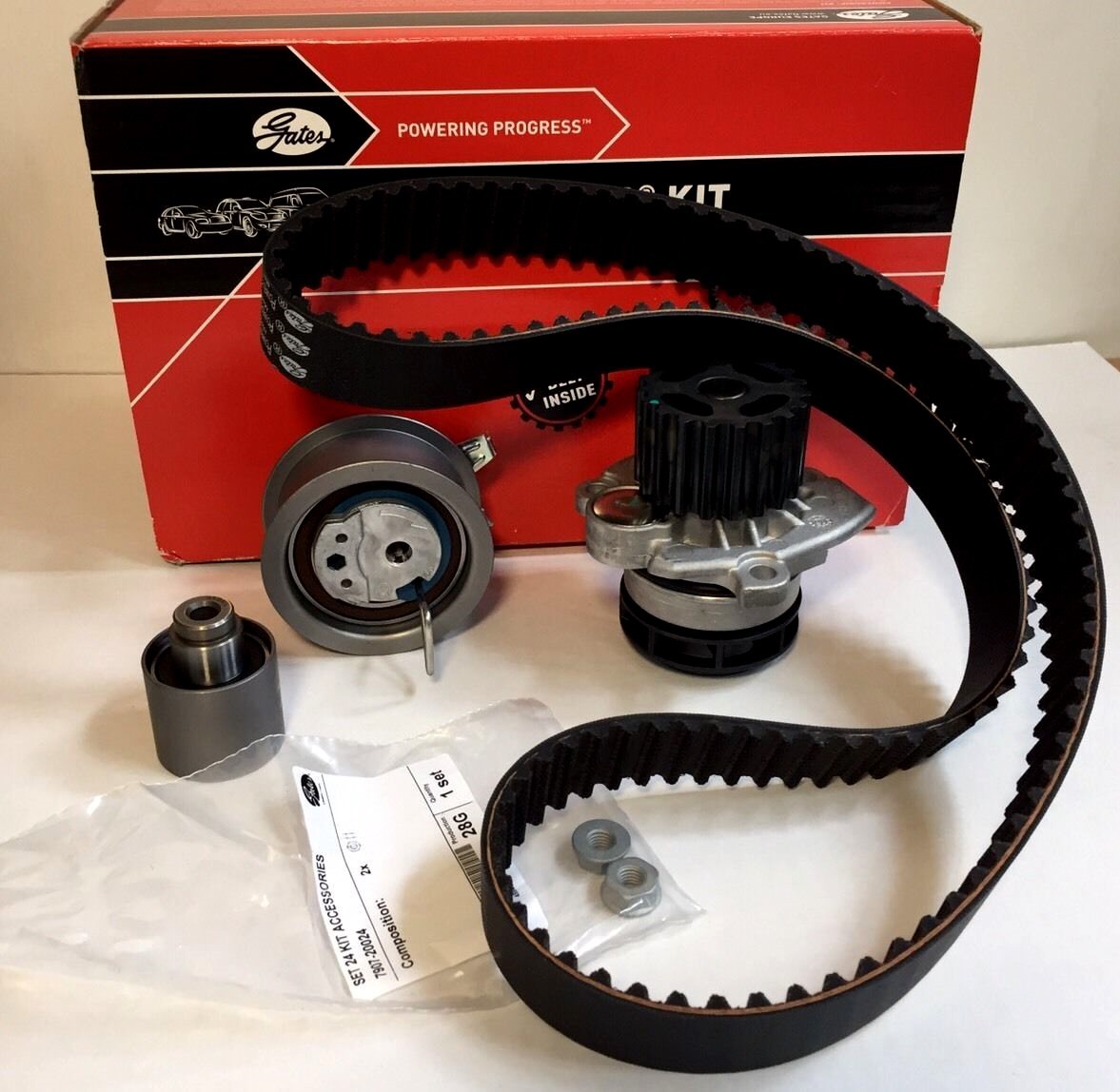 Kit PowerGrip Gates KP55569XS-4 | Con Pompa Acqua | Per Trasmissione | Ricambio Auto | Qualità Professionale - Foto 8