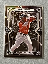 2022 Chronicles Obsidian Rafael Devers Electric Etch #45 Boston Red Sox