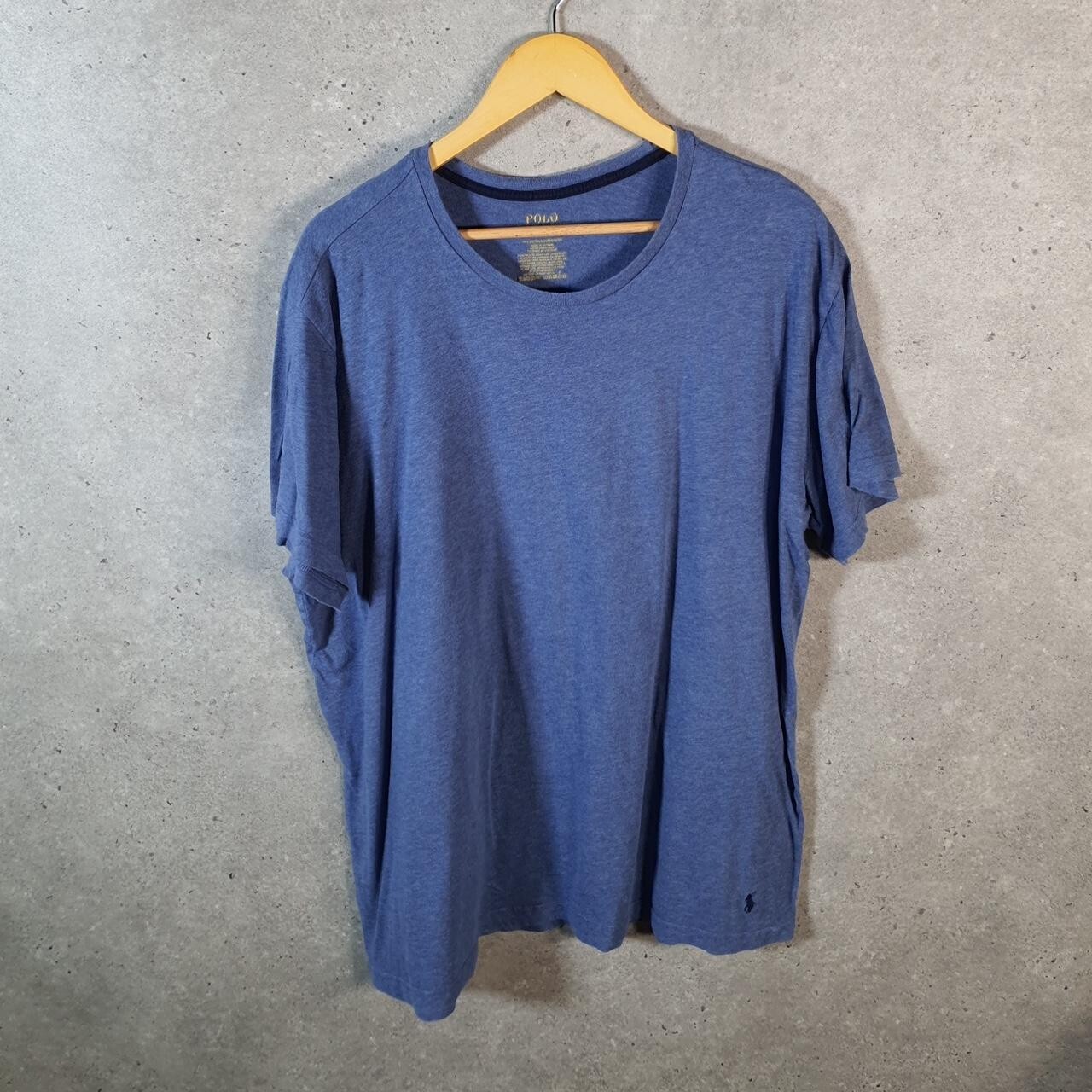 Polo Ralph Lauren vintage uomo XL blu ricamata pony vestibilità classica