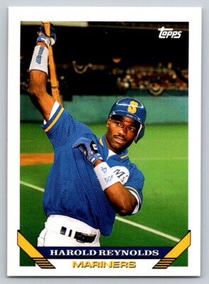 757 Harold Reynolds Seattle Mariners 1993 Topps Micro | eBay