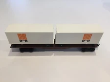 Lionel # 9212 Seaboard Coast Line Flat Car with Trailers - L.C.C.A - 1976