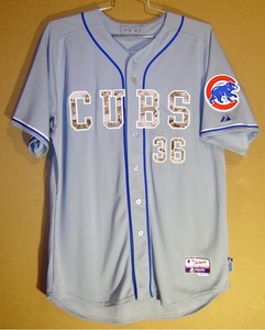 chicago cubs military jersey
