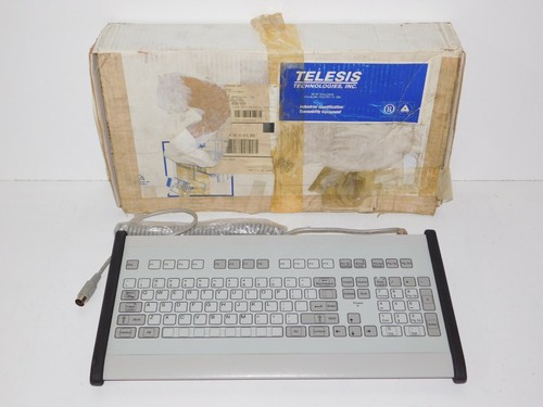 New ELMA 70-090-10 Telesis Machine Terminal Control Computer Key Board 5 Pin Din - Picture 2 of 7