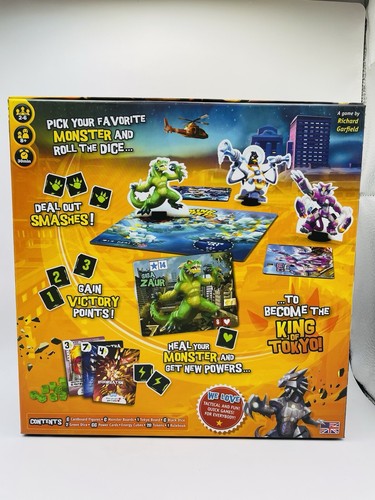 King of Tokyo Board Game COMPLETE Iello 2015 GigaMonster Richard Garfield - Picture 2 of 6