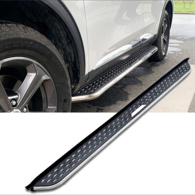 2x For SsangYong Rexton 2017-2025 Fixed Running Board Side Step Nerve Bar