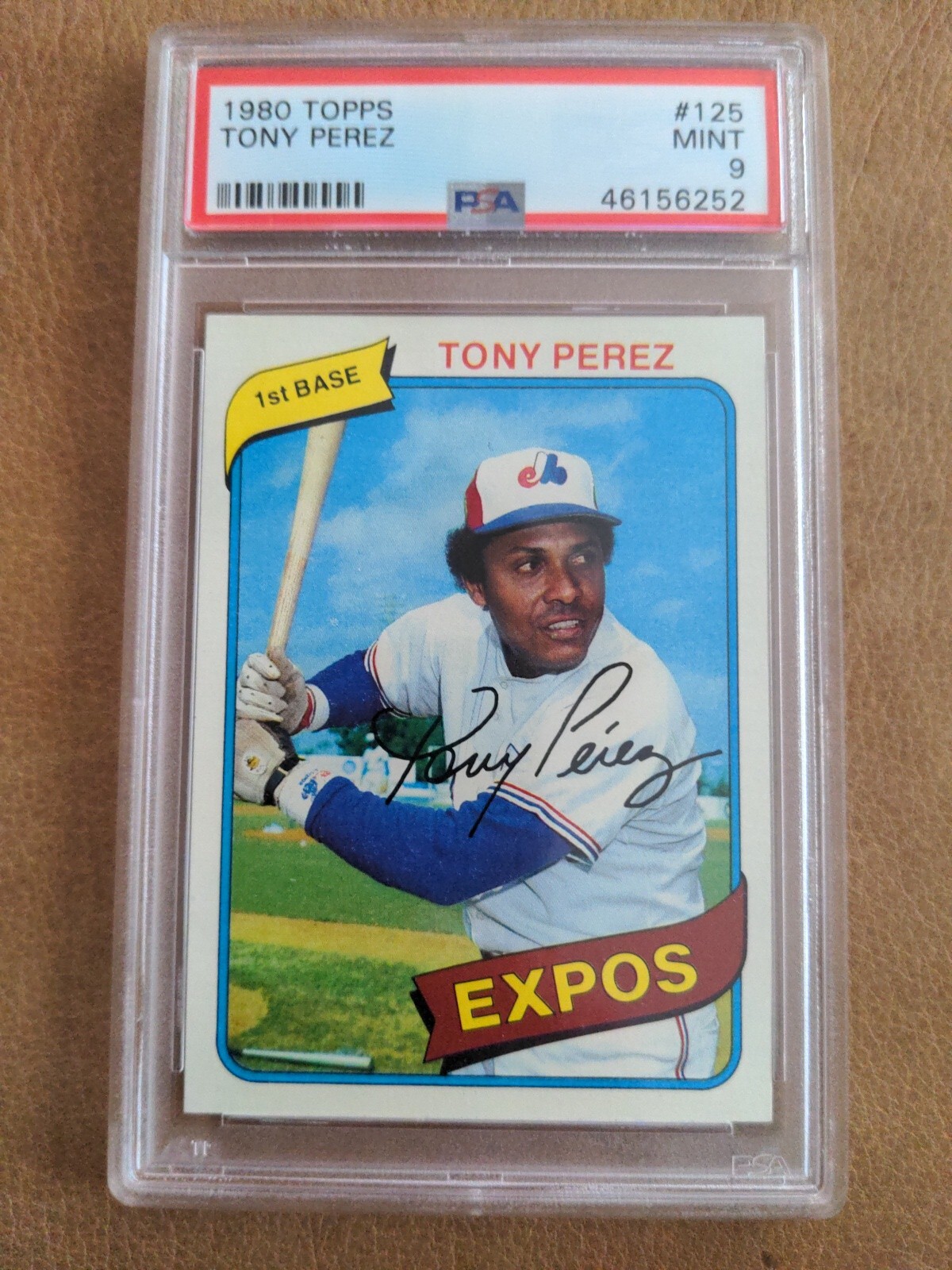 1980 Topps Tony Perez #125 PSA 9 MINT HOF