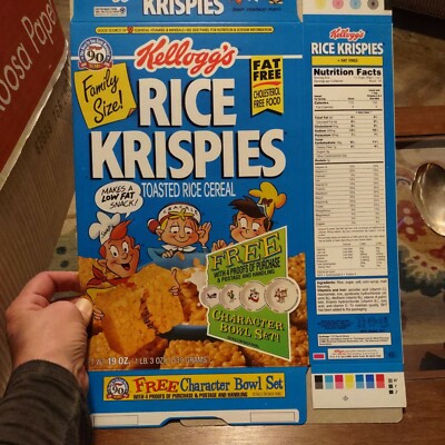 1995 Rice Krispies Kellogg's ~New Unused~ Character Bowl Set Offer