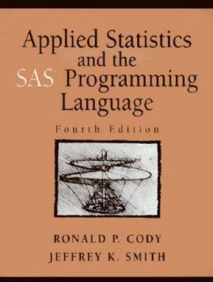 Applied Statistics and the SAS Programming Language - Paperback - ACCEPTABLE
