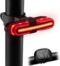 ROCKBROS Cycling Bike Seat Rear Taillight Portable Safety Smart Warning Light