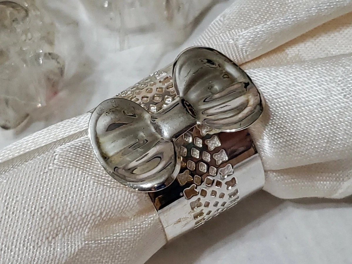 Chrome napkin best sale rings