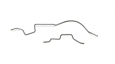 Galfan Steel Rear Axle Brake Lines - Fits 87-95 Jeep Wrangler w/Non ABS Pair