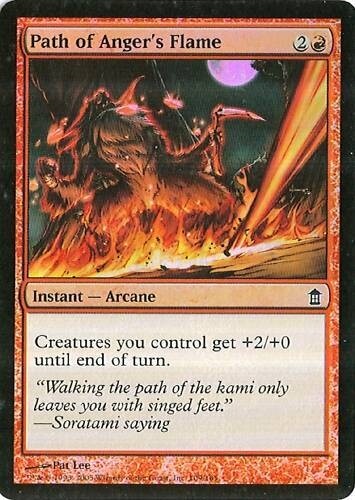 MTG - SOK - Path of Anger's Flame - 2X - Foil - NM - Picture 1 of 1