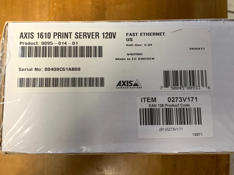 Servidor de impresión Canon AXIS 1610 Foto 4 de 4