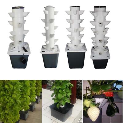 Hydrokultur-Anbausystem, Gemüse-Pflanzturm für Blumen, Gartenliebhaber NEU