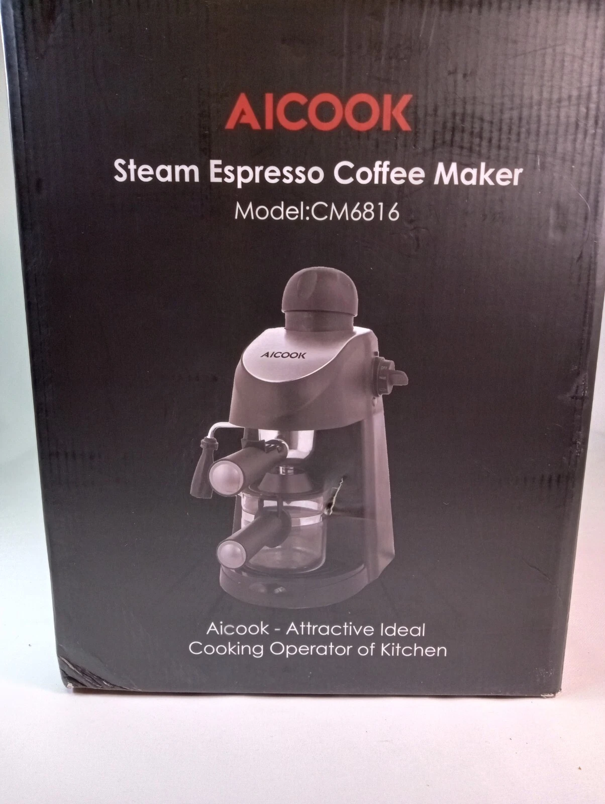 Aicook Steam Espresso Coffee Maker Model Cm6816