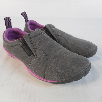 MERRELL Drizzel Womens Slip On Sz 6.5 M Gray / Pink  Loafers