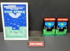 STAR STRIKE, Intellivision, Mattel 1981, Cartridge, Manual  Overlays, Tested