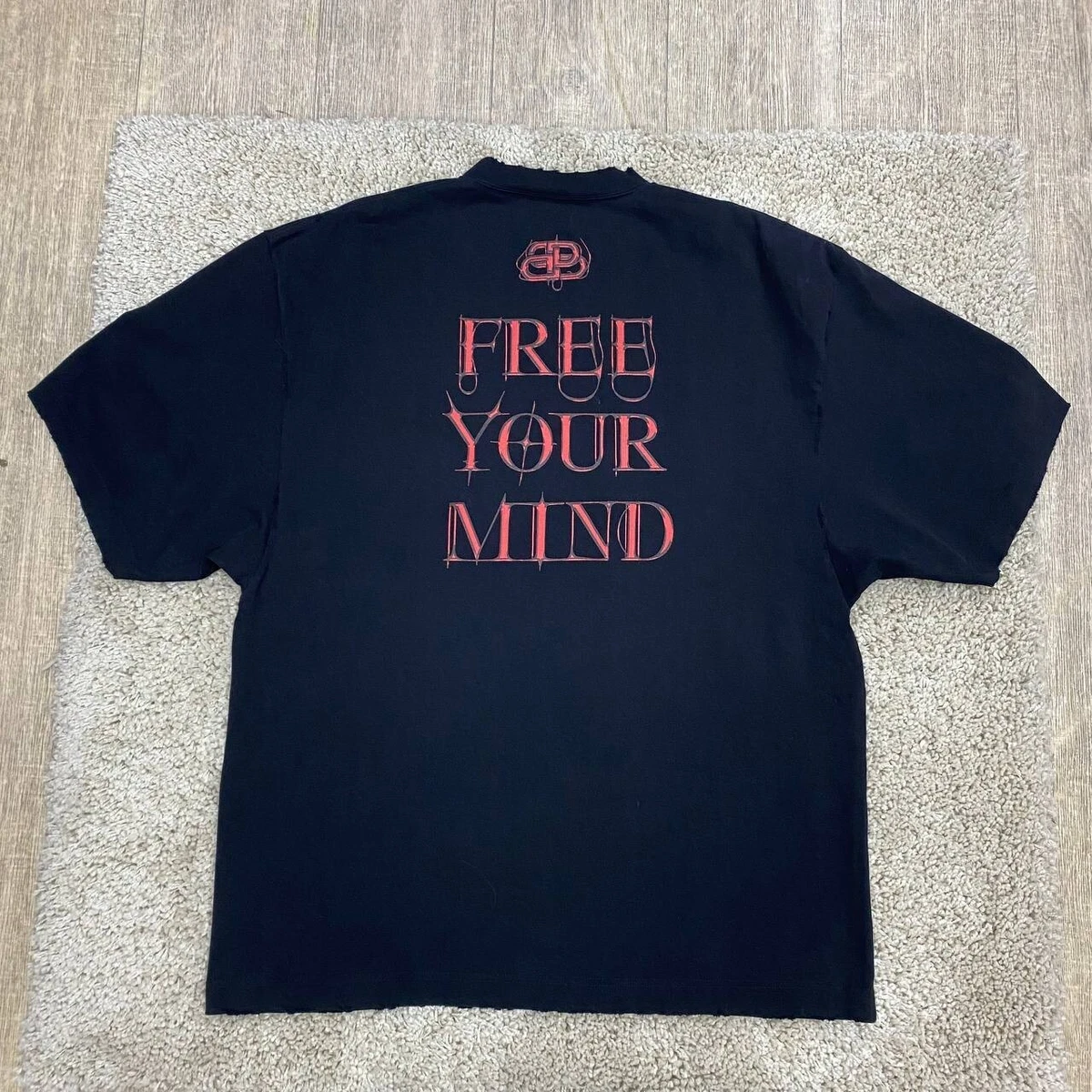 balenciaga free your mind t shirt