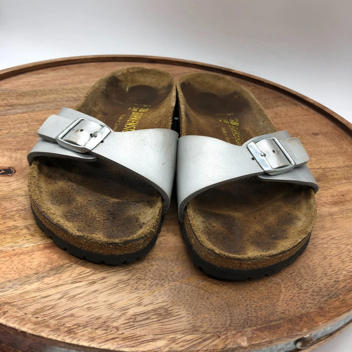 Birkenstock madrid cheap silver birko-flor