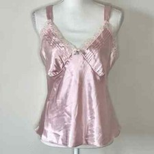Vintage 90s Pink Satin Cami