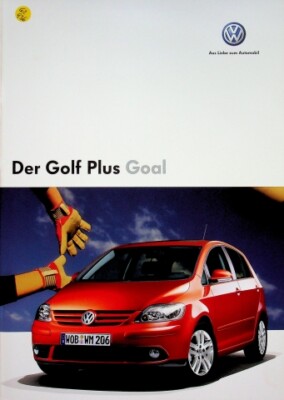 299990) VW Golf V Plus - Goal - Prospekt 02/2006