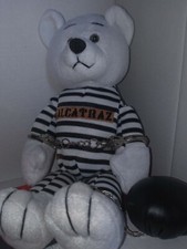 Alcatraz Prison Penitentiary Rock Plush Souvenir Teddy Bear Reject Too Cute 8"