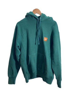 FTC HOODIE BOX LOGO PULLOVER HOODY L COTTON Green Used | eBay