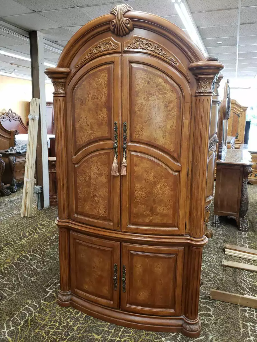 Michael amini armoire deals