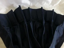 JCP HOME SUPREME  PINCH PLEAT CURTAIN PANEL DRESS BLUE 37.5" W X 84" L  NEW