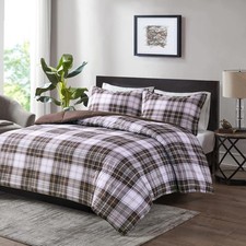 Essentials Parkston Plaid Comforter Set Soft ...