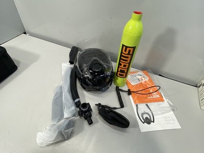 SMACO - K2 Full Face Snorkel & Dive Mask with S300Plus Mini Scuba Tank