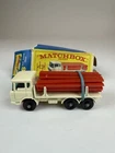 Lesney Matchbox No 58 D.a.f. Girder Truck Cream And Red Color E4 Box