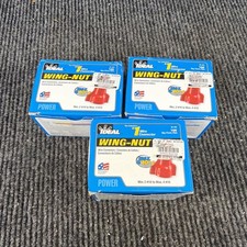 IDEAL 30-452 Wing-Nut Wire Connector Red 3 Boxes of 100 300pcs 