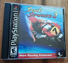 Sports Superbike 2 (Sony PlayStation 1, 2002) Disc & Manual Multiplayer