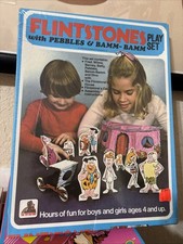 1976 Pebbles  Bamm PAPER DOLLS Hanna Barbera Flintstones playset -toy factory