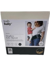 Tushbaby Strapless Baby Hip Seat Baby Carrier - Grey NEW OPEN BOX