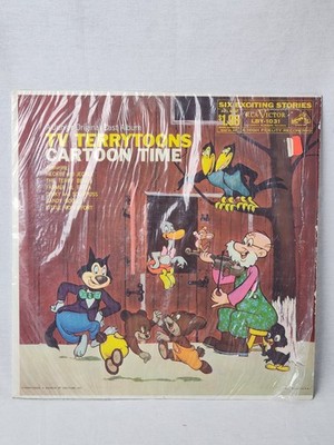TV Terrytoons Cartoon Time Vintage Vinyl Album Record 