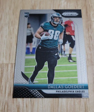 2018 Panini Prizm DALLAS GOEDERT Rookie Card RC #299 Philadelphia Eagles. rookie card picture