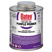 OATEY 30757 Primer,Low VOC,16 oz.,Purple 29FJ01