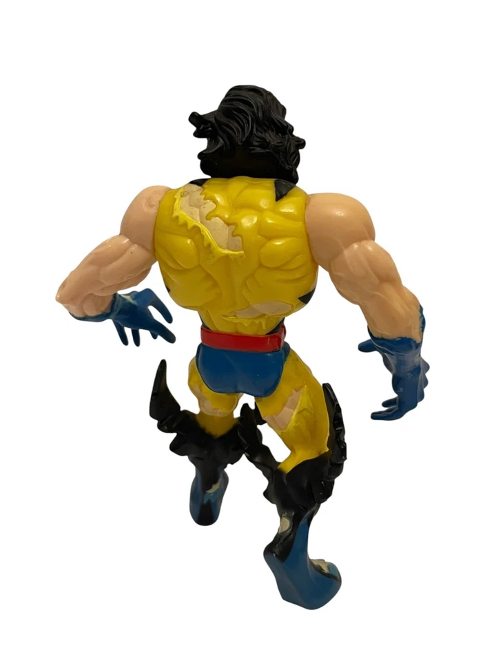 Lote de figuras de 5" ToyBiz X-MEN/X-FORCE de la década de 1990 Wolverine, Psylocke, Quark y Domino Foto 3 de 4