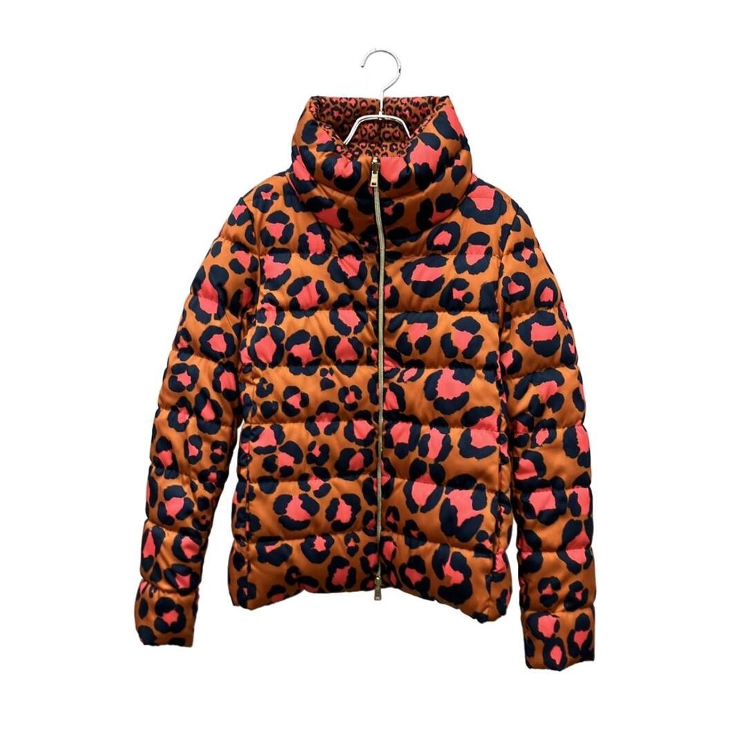Herno Down Jacket Reversible Leopard Print Pi1019… - image 1