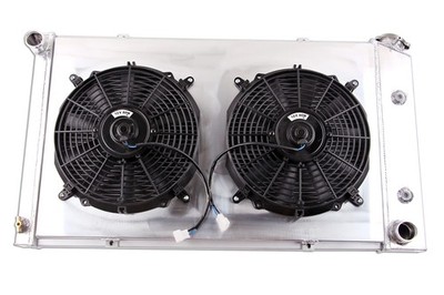 1973-81 Pontiac Firebird Trans Am 4-Row Aluminum Radiator Shroud Fan