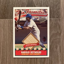 2004 Topps All-Time Fan Favorites - Relics Harold Reynolds #FFR-HR (MEM)